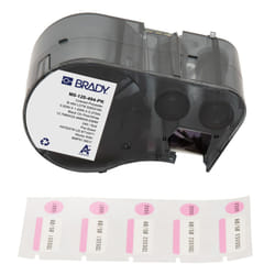 Brady M5-120-494-PK printer label Black, Pink, White Self-adhesive printer label