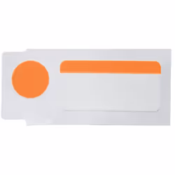 Brady M5-118-494-OR printer label Black, Orange, White Self-adhesive printer label