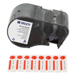 Brady M5-118-494-RD printer label Black, Red, White Self-adhesive printer label