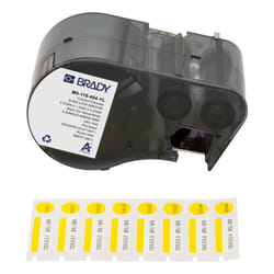 Brady M5-118-494-YL printer label Black, White, Yellow Self-adhesive printer label