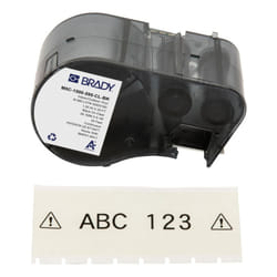 Brady M5C-1500-595-CL-BK printer label Black, Translucent Self-adhesive printer label