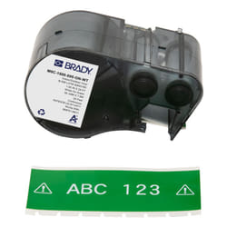 Brady M5C-1500-595-GN-WT printer label Green, White Self-adhesive printer label