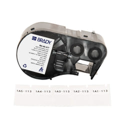 Brady 170963 cable marker Black, White Vinyl 200 pc(s)