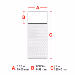 Brady 170963 cable marker Black, White Vinyl 200 pc(s) - Additional view 4