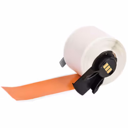 Brady M6C-1900-439-OR, Orange, Self-adhesive printer label, Continuous label, Roll, Vinyl, Thermal transfer