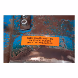 Brady M6C-1900-439-OR printer label Orange Self-adhesive printer label
