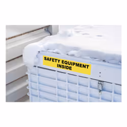 Brady M6C-1900-439-YL printer label Yellow Self-adhesive printer label