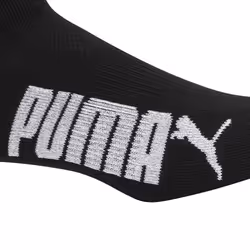 PUMA Men's 6 Pack Low Cut  Black/White  Sock Size:10-13/Shoe Size: 6-1