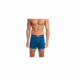 PUMA Men's 3 Pack Boxer Brief  Red/Grey/Teal  Large