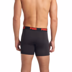 PUMA Men's 3 Pack Boxer Brief  Black  Medium