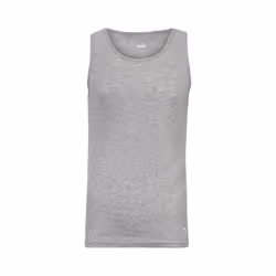 Puma Men's 3 Pack Ribbed Tank Tops  White/Gray/Black  S