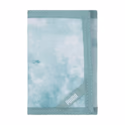 PUMA unisex child Rise Trifold Tri Fold Wallet Turquoise Aqua One-Size US