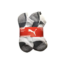 PUMA Mens No Show Socks  White 10 Pair