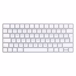 Apple Magic Keyboard - British English, Mini, Wireless, Bluetooth, QWERTY, Silver, White