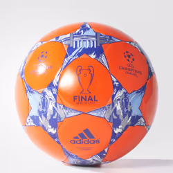 adidas Performance Finale Berlin Capitano Soccer Ball  Solar Red/Night Flash Purple/White  Size 3