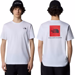 The North Face Red Box Men's T-Shirts - White, X-Large