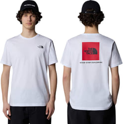 The North Face Red Box Men's T-Shirts - White, X-Large