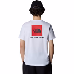 The North Face Red Box Men's T-Shirts - White, X-Large