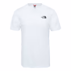 The North Face Simple Dome Mens Fashion Casual T-Shirt Top Tee White - White, M