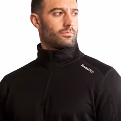 Timberland PRO Men's 1/4 Zip Understory Fleece Top  Jet Black  Medium