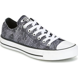 Converse CTAS 557973C Shark Skin Print Trainers BLACK/WHITE Womens UK 3-8 - UK 3-EU 35