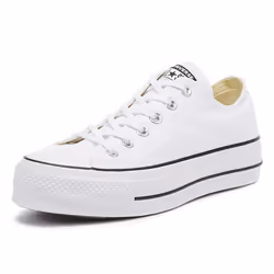 Converse Chuck Taylor All Star Lift Womens White Ox Trainers - UK 8
