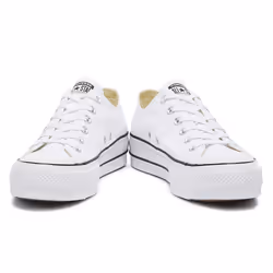 Converse Chuck Taylor All Star Lift Womens White Ox Trainers - UK 5
