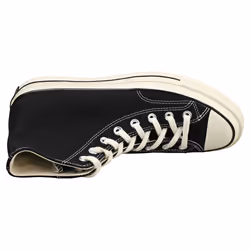 Converse Chuck 70 Hi Unisex Fashion Trainers in Black Egret - 8.5 UK - Additional view 4