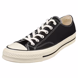 Converse Chuck 70 Ox Unisex Casual Trainers in Black Egret - 4.5