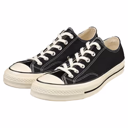 Converse Chuck 70 Ox Unisex Casual Trainers in Black Egret - 6.5 - Additional view 5