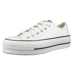 Converse Women's Chuck Taylor All Star Lift Clean Sneaker  White/Black