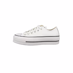 Converse Women's Chuck Taylor All Star Lift Clean Sneaker  White/Black