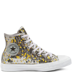Converse CTAS HI 562444C Pure Silver Womens UK 3-8 - UK 3-EU 35-US 5