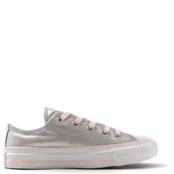 Converse CTAS OX 663671C Mouse/Pink Foam/White Junior 10-3 - UK 3-EU 35.5-US 3.5