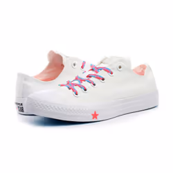 Converse CTAS OX 564117C White/Racer Pink Women's UK 3-8 - UK 8-EU 41.5-US 10