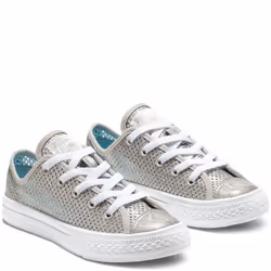 Converse CTAS OX 664200C Silver Girl's/Women's UK 10-5.5 - UK 13-EU 31.5-US 13C