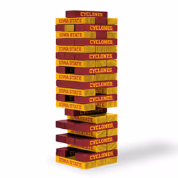 Wild Sports NCAA Iowa State Cyclones Table Top Stackers 3 x 1 x .5 Team Color