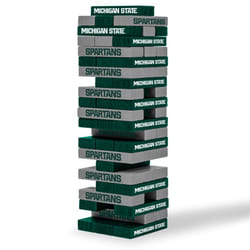Wild Sports NCAA Michigan State Spartans Table Top Stackers 3 x 1 x .5  Team Color
