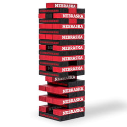 Wild Sports NCAA Nebraska Cornhuskers Table Top Stackers 3 x 1 x .5  Team Color