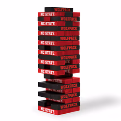 Wild Sports NCAA North Carolina State Wolfpack Table Top Stackers 3 x 1 x .5  Team Color