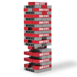 Wild Sports NCAA Ohio State Buckeyes Table Top Stackers 3 x 1 x .5  Team Color