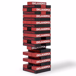Wild Sports NCAA Oklahoma Sooners Table Top Stackers 3 x 1 x .5  Team Color