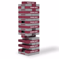 Wild Sports NCAA Texas A&M Aggies Table Top Stackers 3 x 1 x .5  Team Color