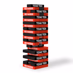 Wild Sports NCAA Texas Tech Red Raiders Table Top Stackers 3 x 1 x .5 Team Color