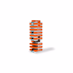 Wild Sports NFL Miami Dolphins Table Top Stackers 3" x 1" x .5", Team Color