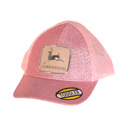 John Deere Pink Glitter Historic Tm Cap-Pink-One Size