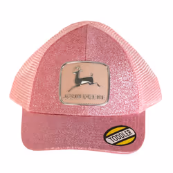 John Deere Pink Glitter Historic Tm Cap-Pink-One Size