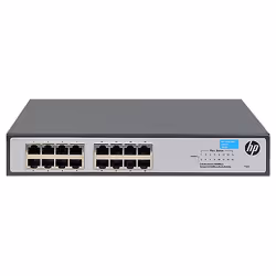 HPE OfficeConnect 1420 16G, Unmanaged, L2, Gigabit Ethernet (10/100/1000), Full duplex, Rack mounting, 1U