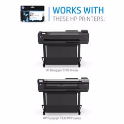 HP 728 300-ml Matte Black DesignJet Ink Cartridge - Additional view 4