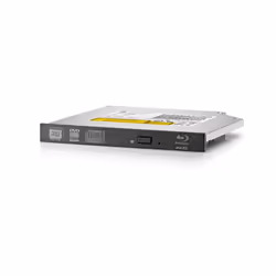 HP 9.5mm Slim BDXL Blu-Ray Writer Drive, Black, Vertical/Horizontal, Desktop, Blu-Ray RW, Serial ATA, BD, CD, DVD